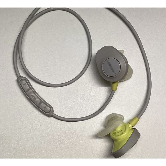Bose Soundsport Wireless Headphones Citron Discontinued, Untested For Parts Only - Picture 4 of 8